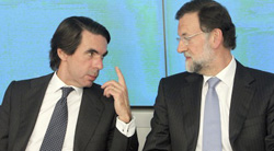 <p>Aznar a Rajoy: "Haz lo que tengas que hacer"</p>
