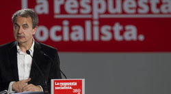 <p>Zapatero se autoexculpa en su despedida</p>

