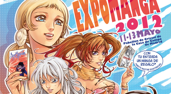 Detalle del cartel del Expomanga 2012 (pinche para ampliar)