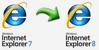 Internet Explorer 7 - Internet Explorer 8