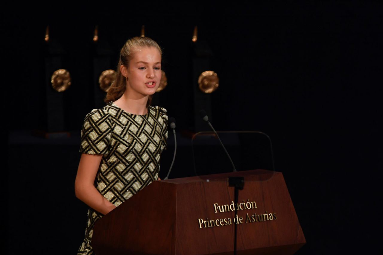 La Princesa Leonor, este viernes.