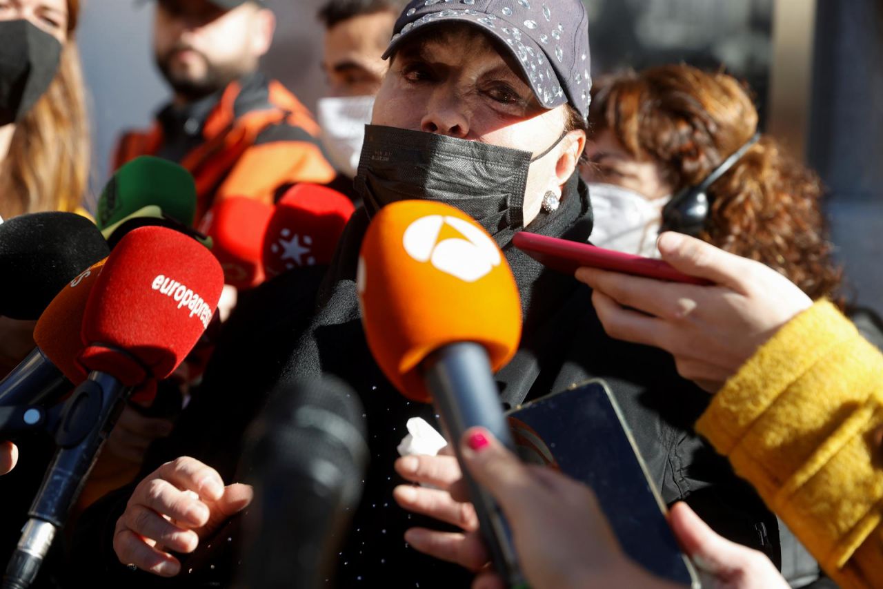 La actriz y cantante Massiel.