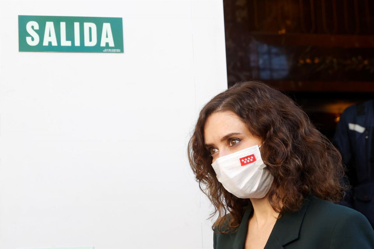 La presidenta de la Comunidad de Madrid, Isabel Díaz Ayuso.
