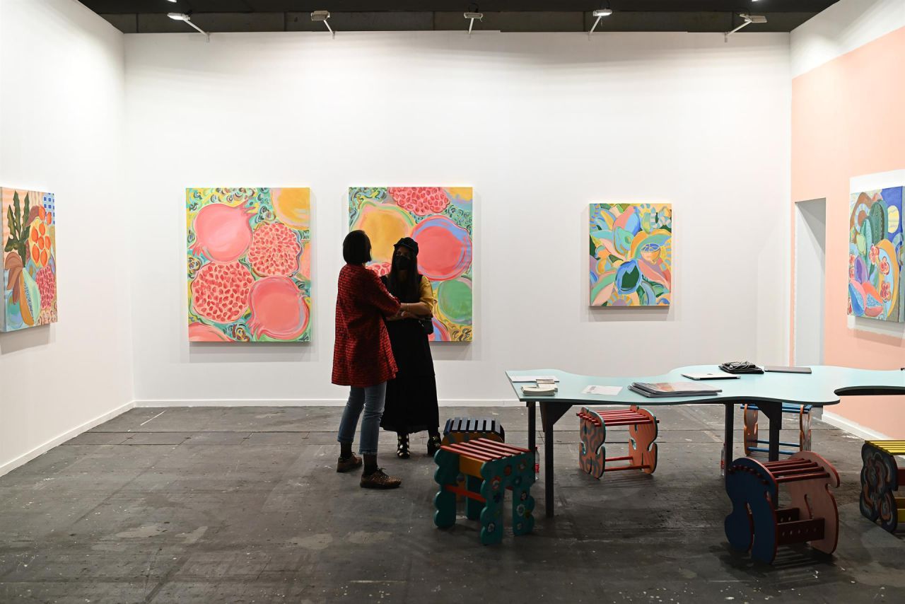  Vista de las obras de la galería Chertlüdde, de Berlínn.