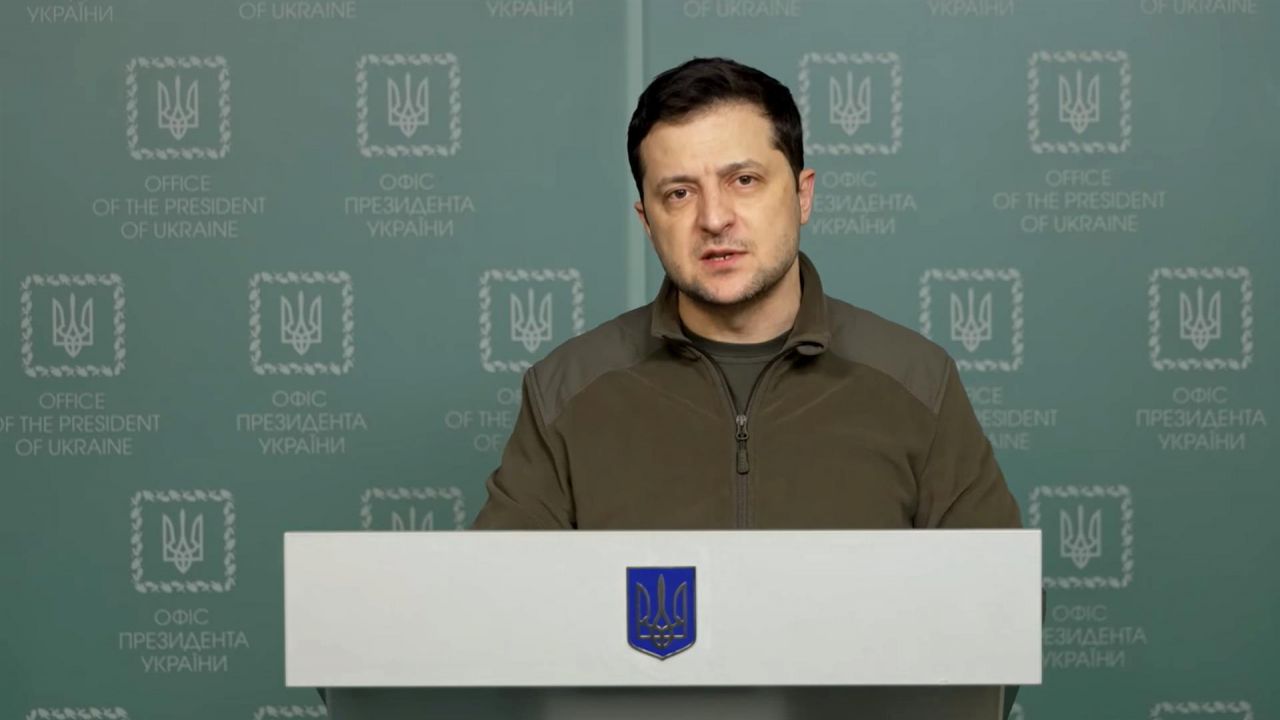El presidente ruso, Volidimir Zelenski.