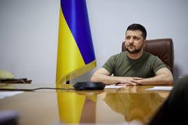 El presidente de Ucrania, Volodímir Zelenski.