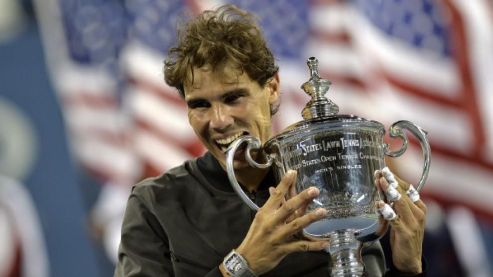 Rafa Nadal se corona por segunda vez en el US Open tras vencer nuevamente a Djokovic por 
6-2, 3-6, 6-4 y 6-1.