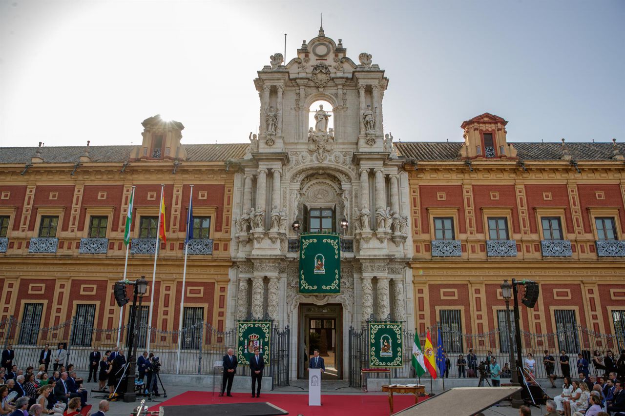 El Palacio de San Telmo, en Sevilla.