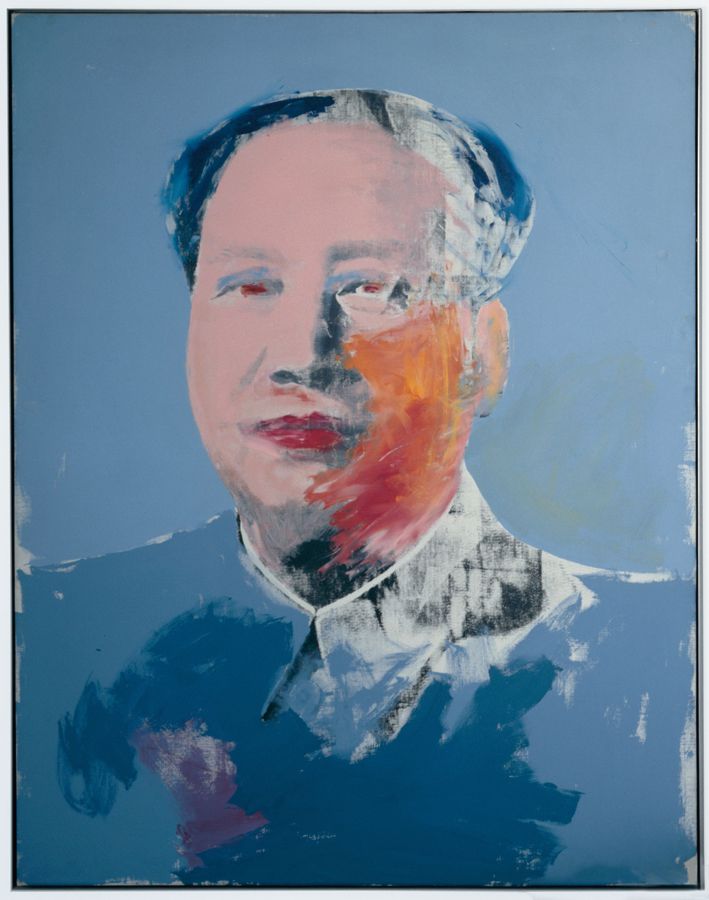 MAO. 1972. Acrílico, óleo y serigrafía sobre lienzo. Colección Josep Suñol, Barcelona