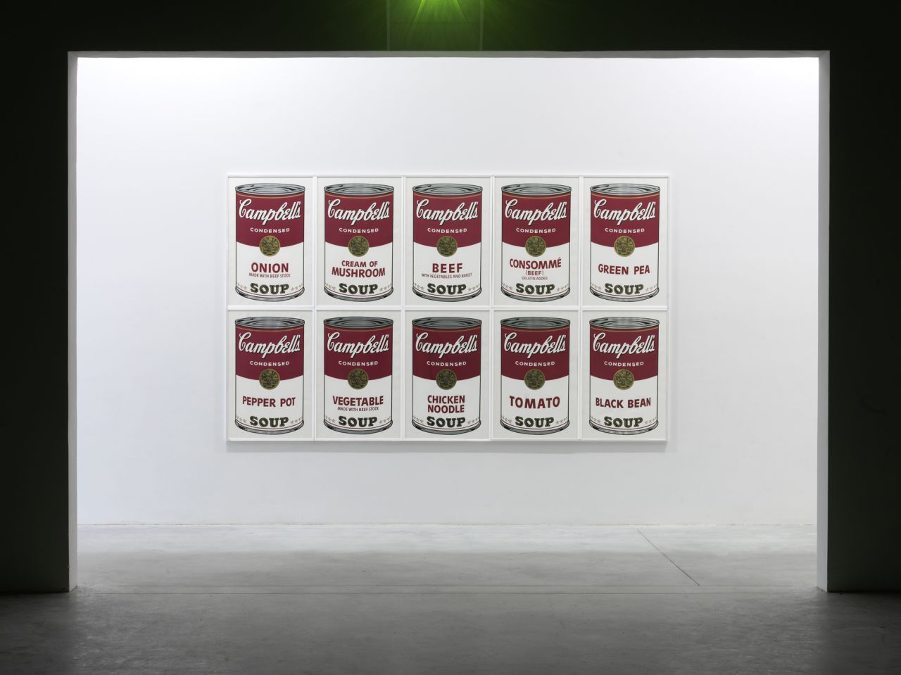 Campbell’s Soups Can I. 1968. Serigrafía sobre papel. FRAC Borgoña, Dijon