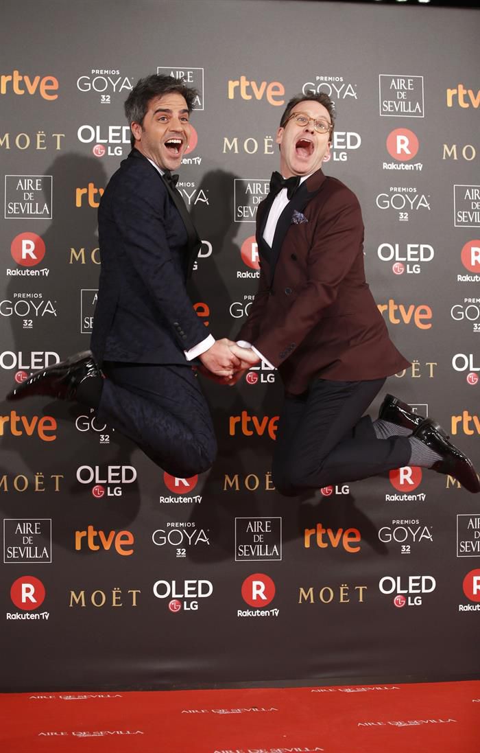 Los humoristas Ernesto Sevilla y Joaquín Reyes, presentadores de la gala