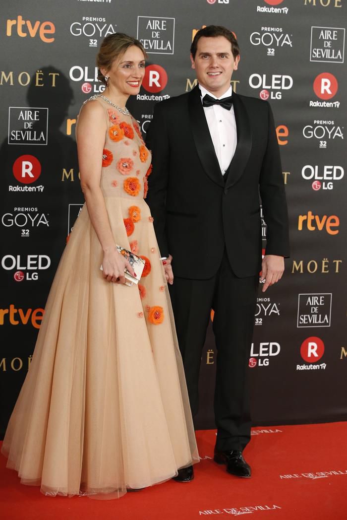 Alberto Rivera y su pareja