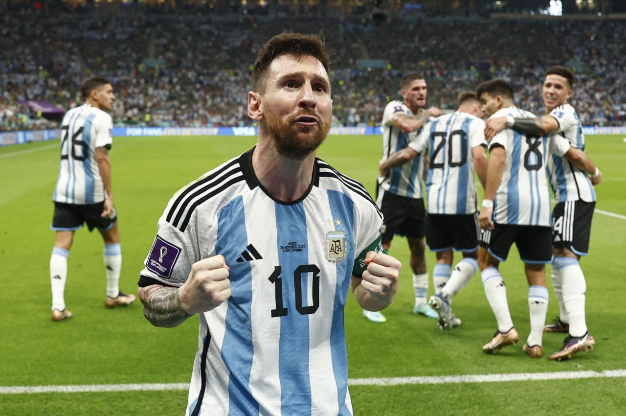 Lionel Messi, clave en el triunfo de Argentina ante México.