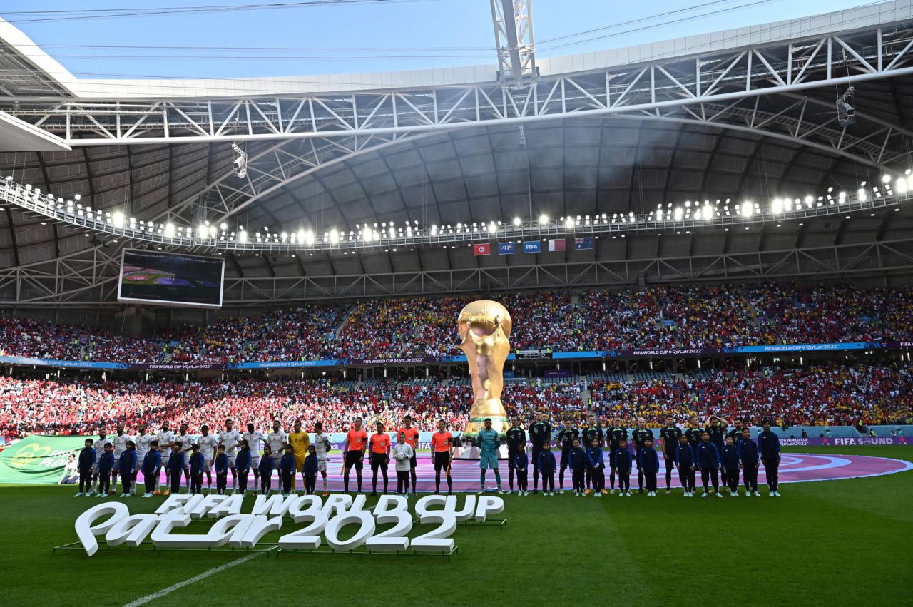 Túnez - Australia del Grupo D del Mundial de Catar 2022.