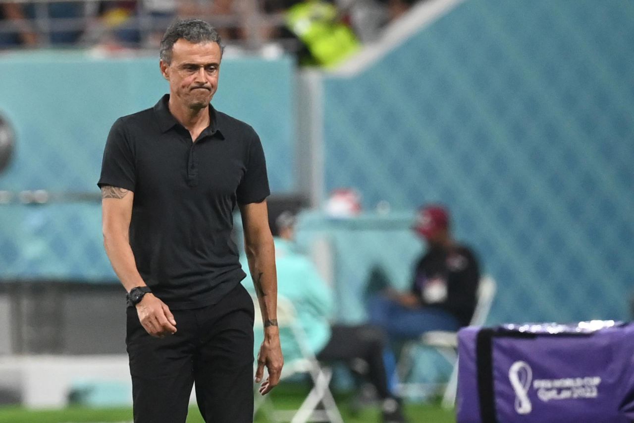 Luis Enrique se mostró muy enfadado por la segunda parte de España contra Japón