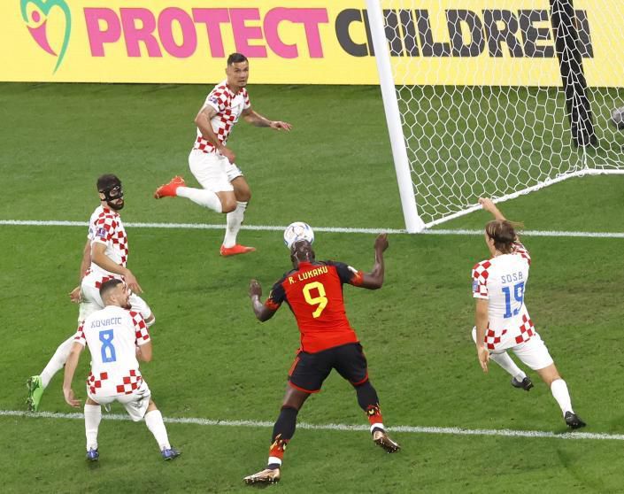Los croatas pudieron perder si Lukaku hubiera anotado a puerta vacía