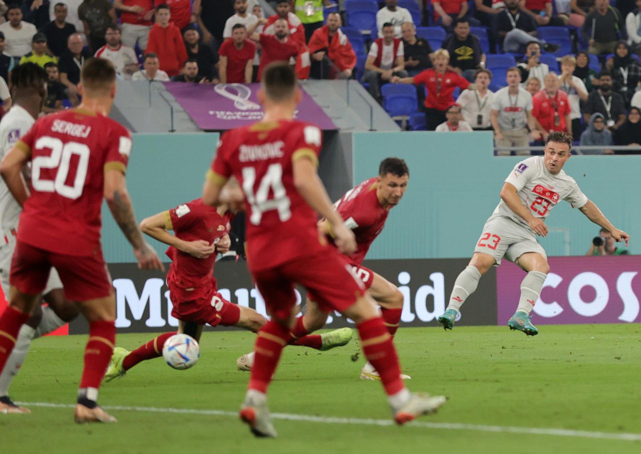 Xherdan Shaqiri, kosovar, le dio el triunfo a Suiza frente a Serbia