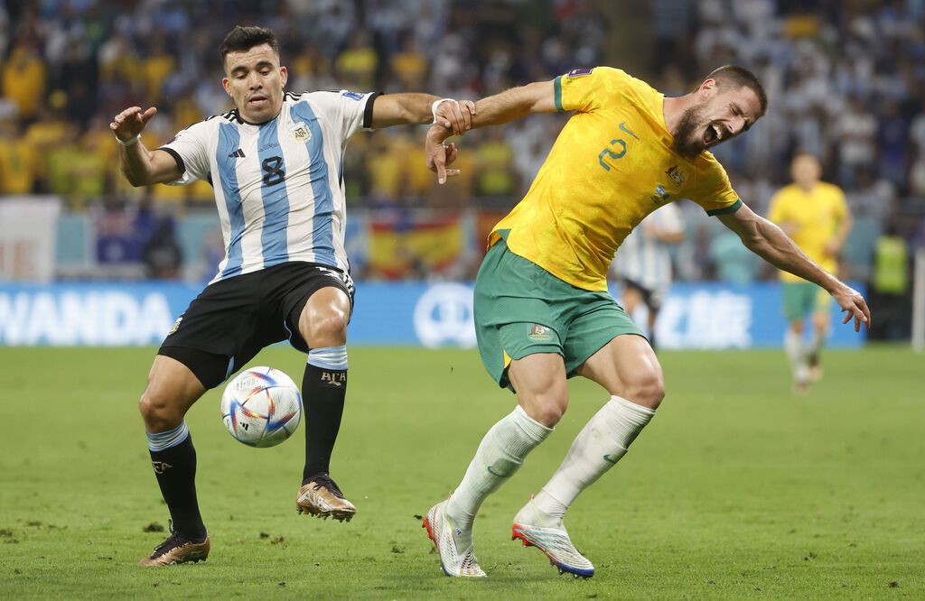 Australia plantó cara a Argentina en su duelo de octavos de final