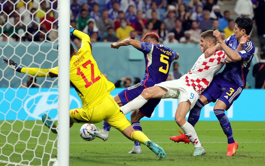 Croacia no pudo dañar a la defensa japonesa