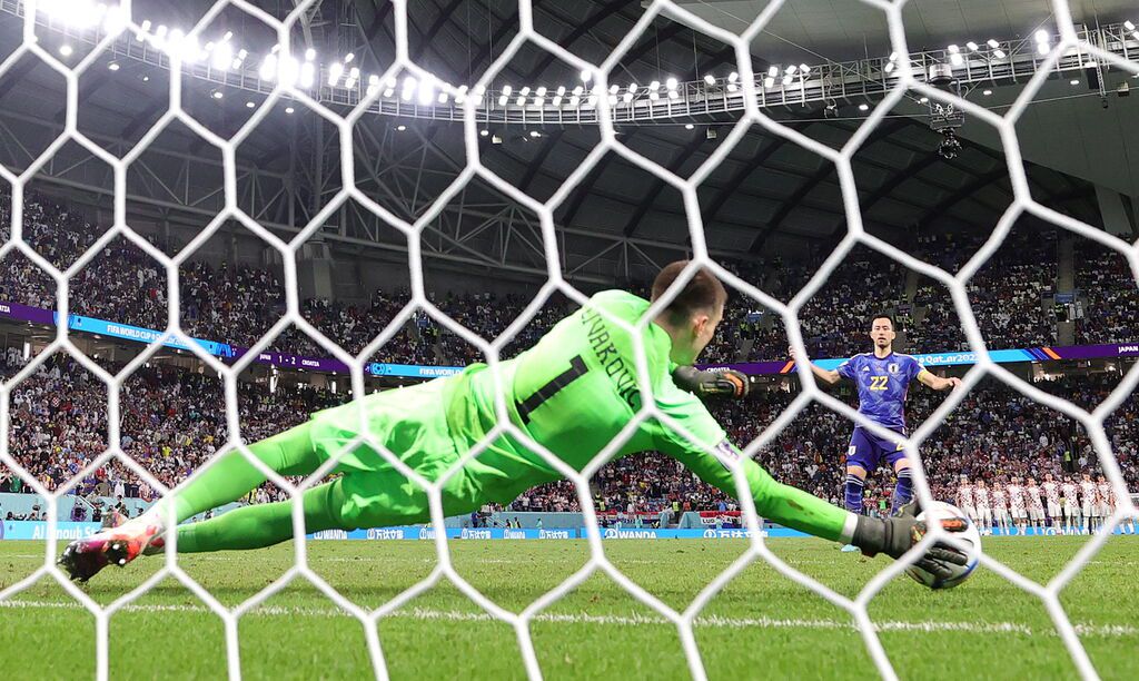 Livakovic clasificó a Croacia a cuartos de final con una exhibición en la tanda de penaltis