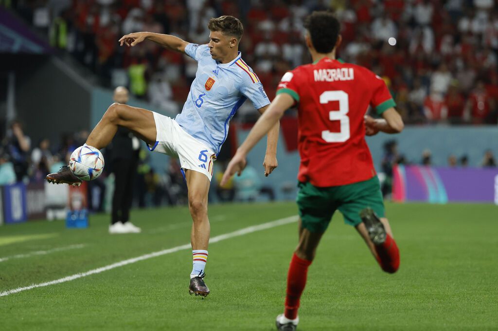 Marcos Llorente fue la sorpresa de Luis Enrique para medirse a Marruecos. No funcionó