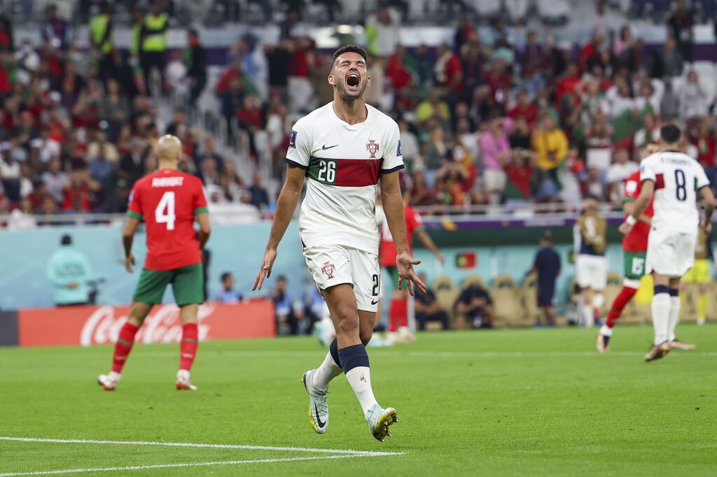 Gonçalo Ramos, el relevo de Ronaldo, no tuvo su día ante Marruecos