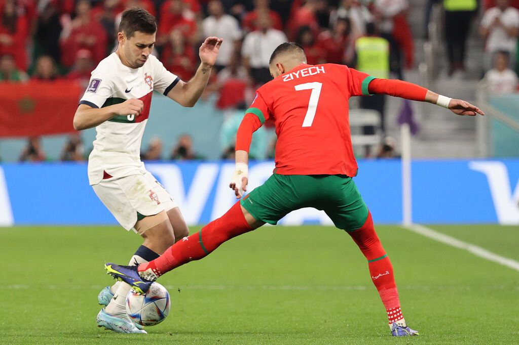 Ziyech volvió a poner su tremenda calidad al servicio del colectivo marroquí