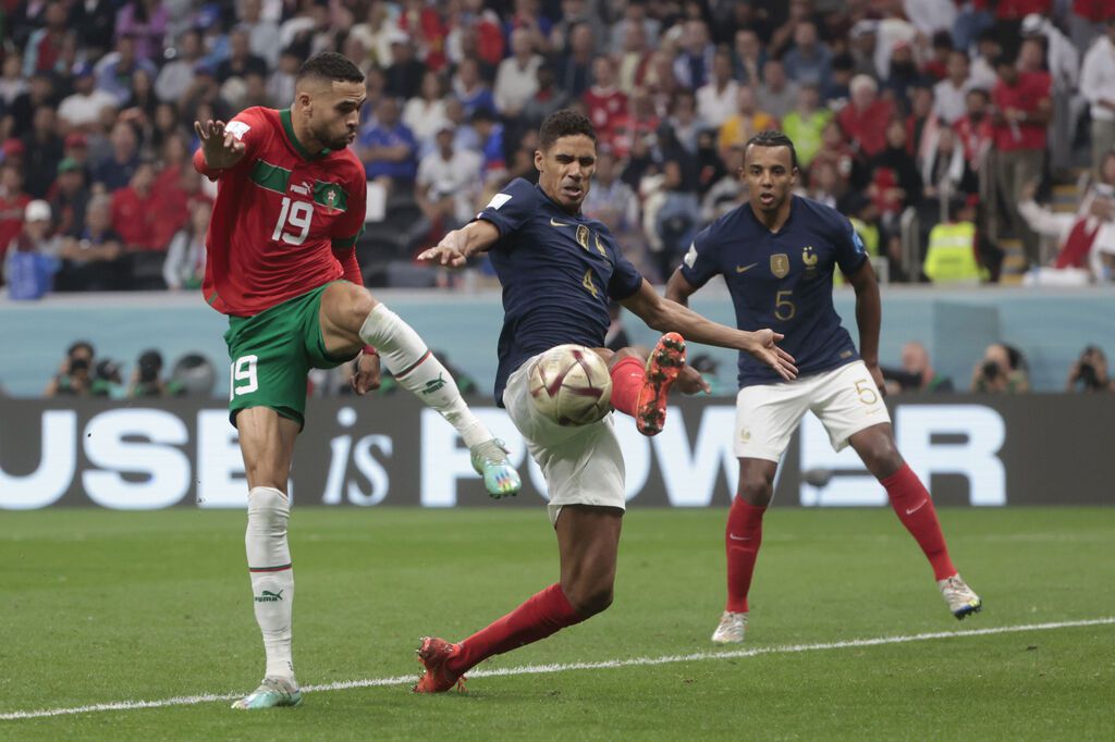 Varane demostró su mejor rendimiento frente a los atacantes marroquíes