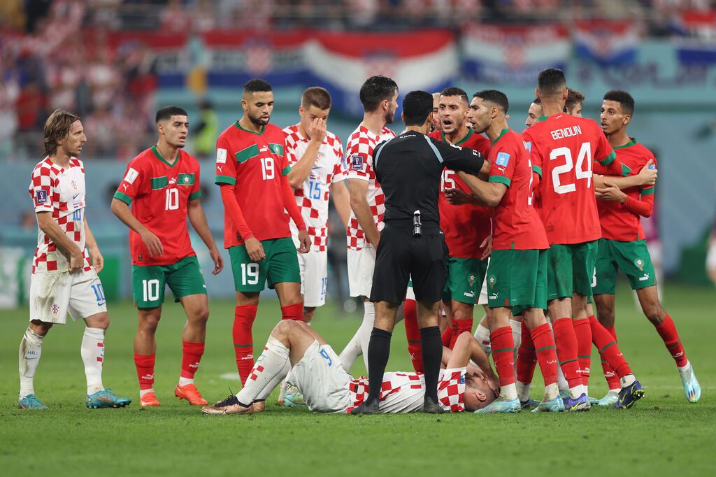 El Croacia-Marruecos no fue un partido relajado