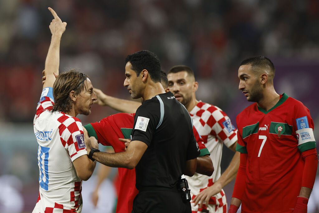 Modric también peleó el triunfo en el partido de consolación ante Marruecos