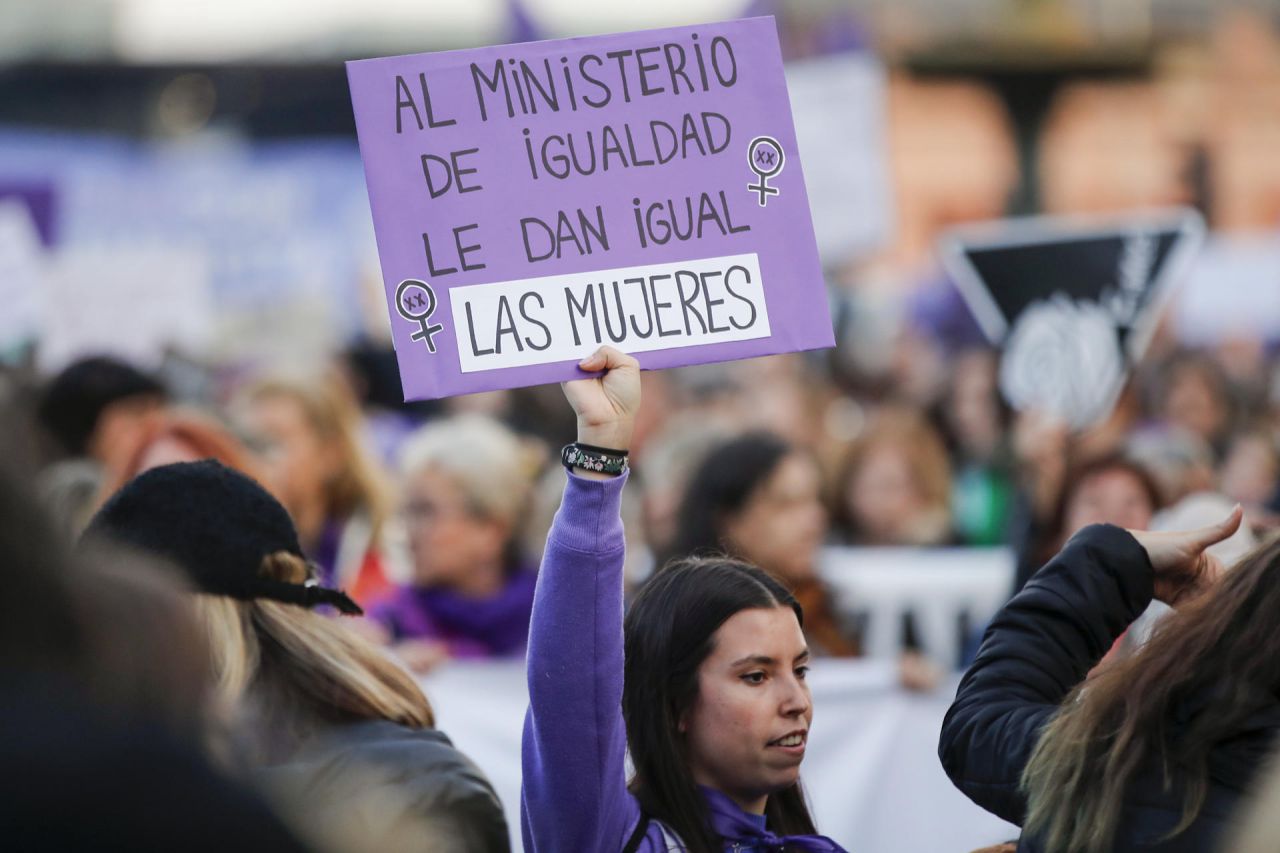 Manifestación del Movimiento Feminista de Madrid.