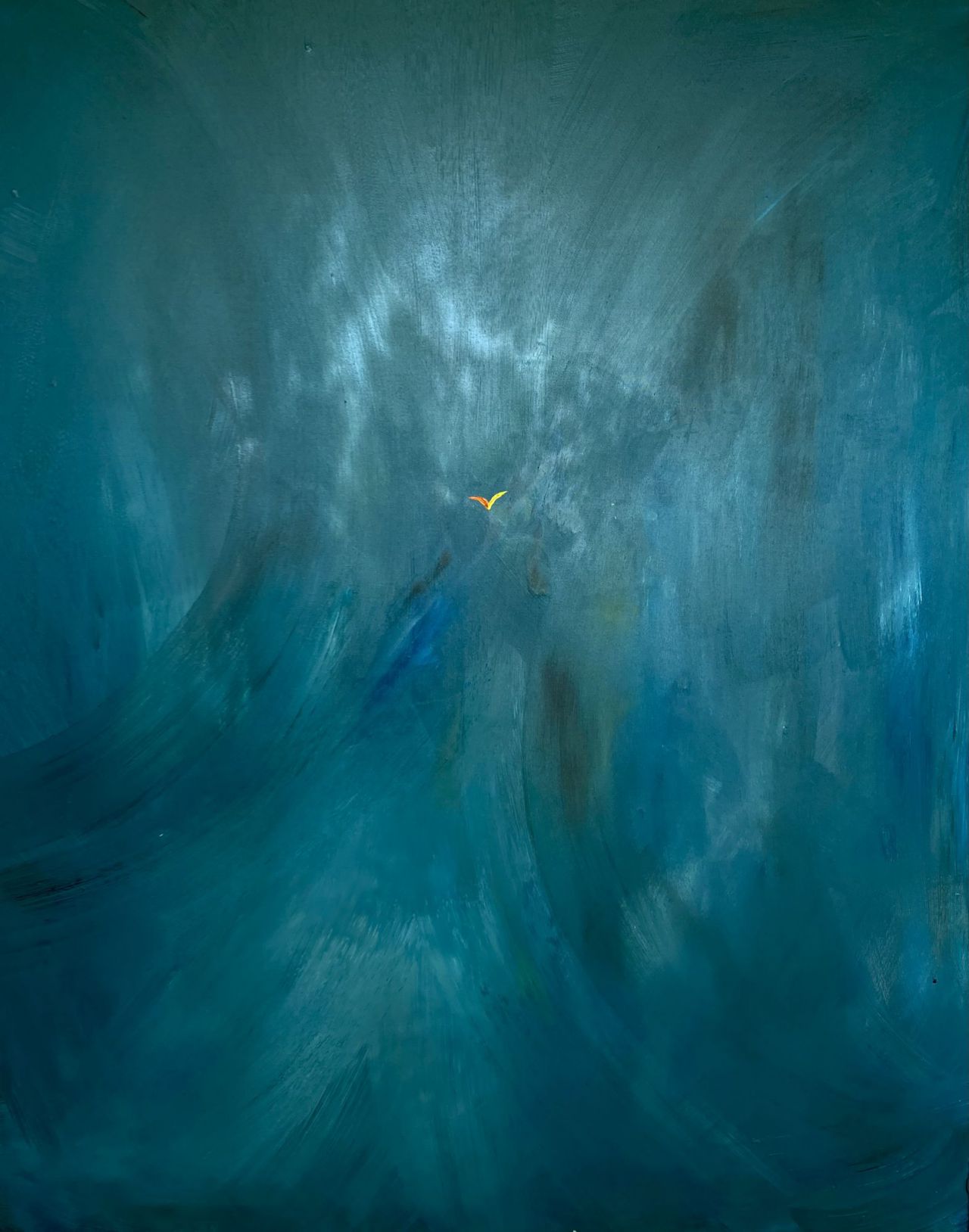 La materia es esa ave que es un símbolo de lo que uno es, intentando descubrir qué coño está haciendo aquí. Y de donde escapa pero siempre vuelve es algo así como la antimateria, que es una misma versión de nosotros mismos pero en diferente estado. Algo así como mirarse el espejo pero para atrás.