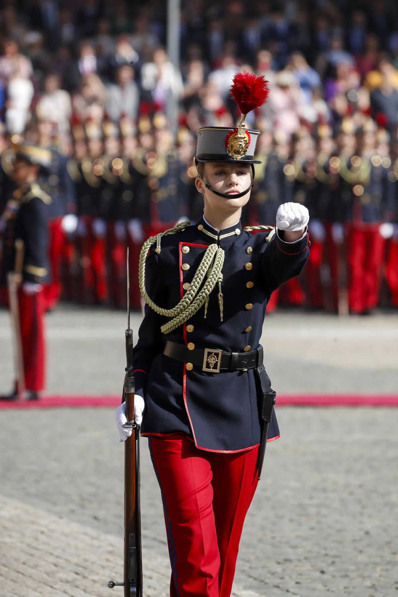 La Princesa Leonor jura bandera en Zaragoza