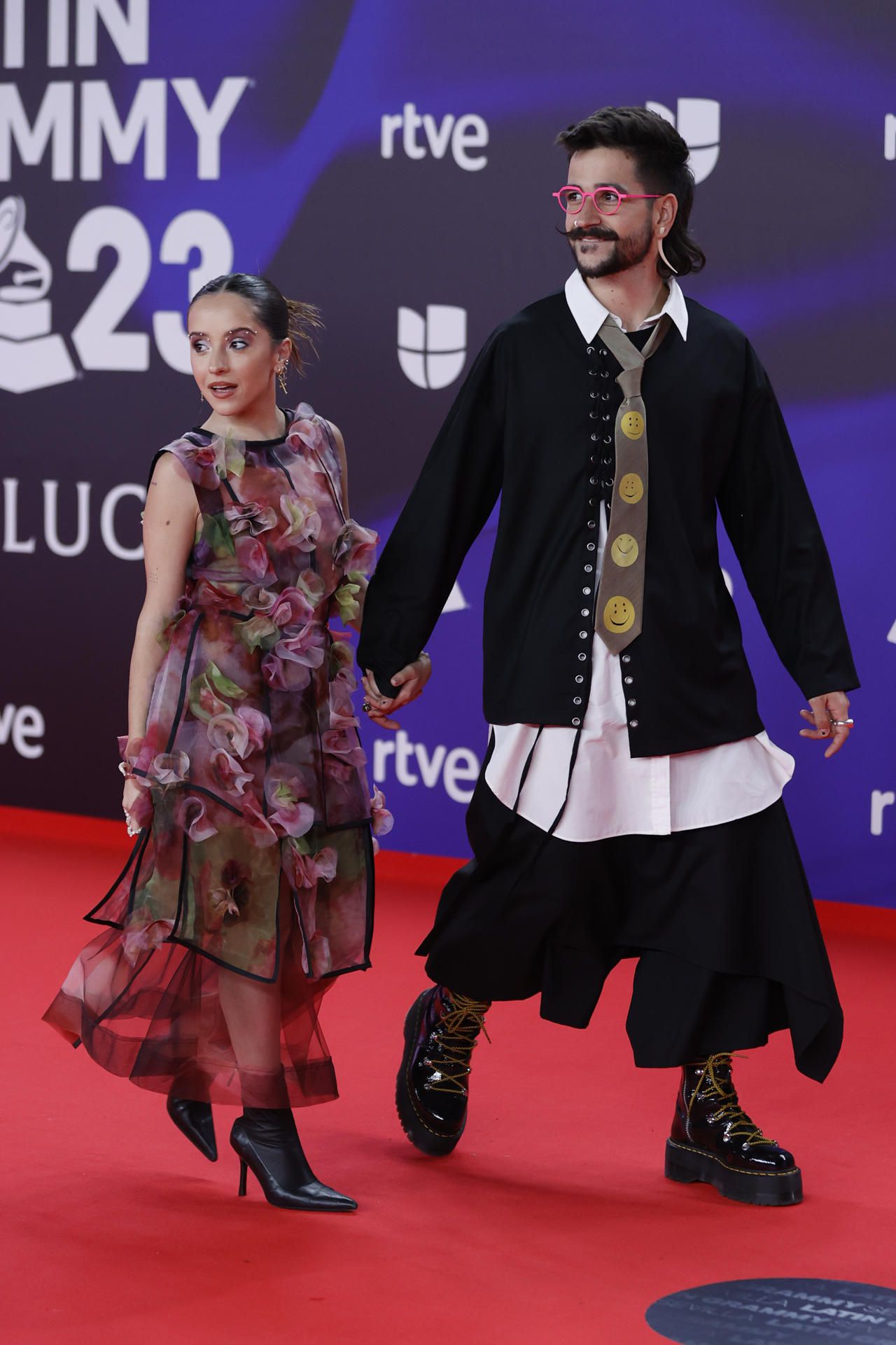 Camilo y Evaluna Montaner.
