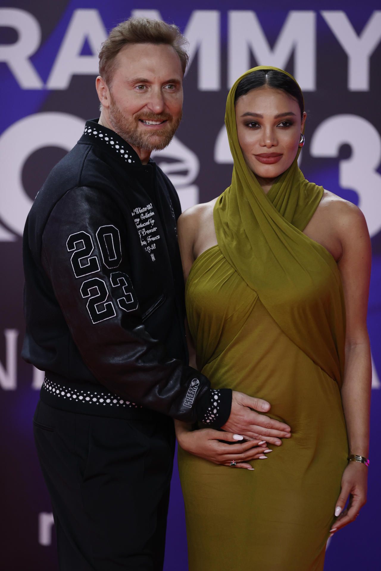 David Guetta y Jessica Ledón.