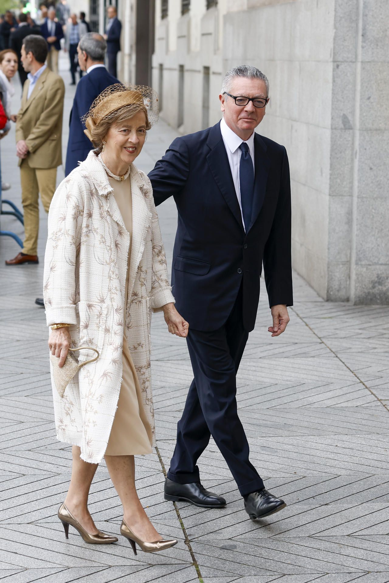 Alberto Ruiz Gallardón y su mujer, Teresa Utrera