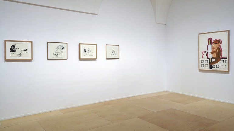Vista de sala de la exposición. Anne-Marie Schneider, 2016