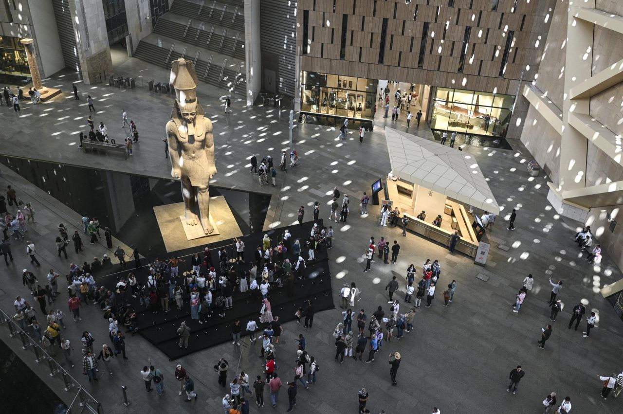 Vista general del Gran Museo Egipcio.