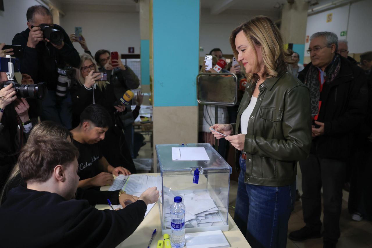 La candidata socialista, Pilar Alegría.