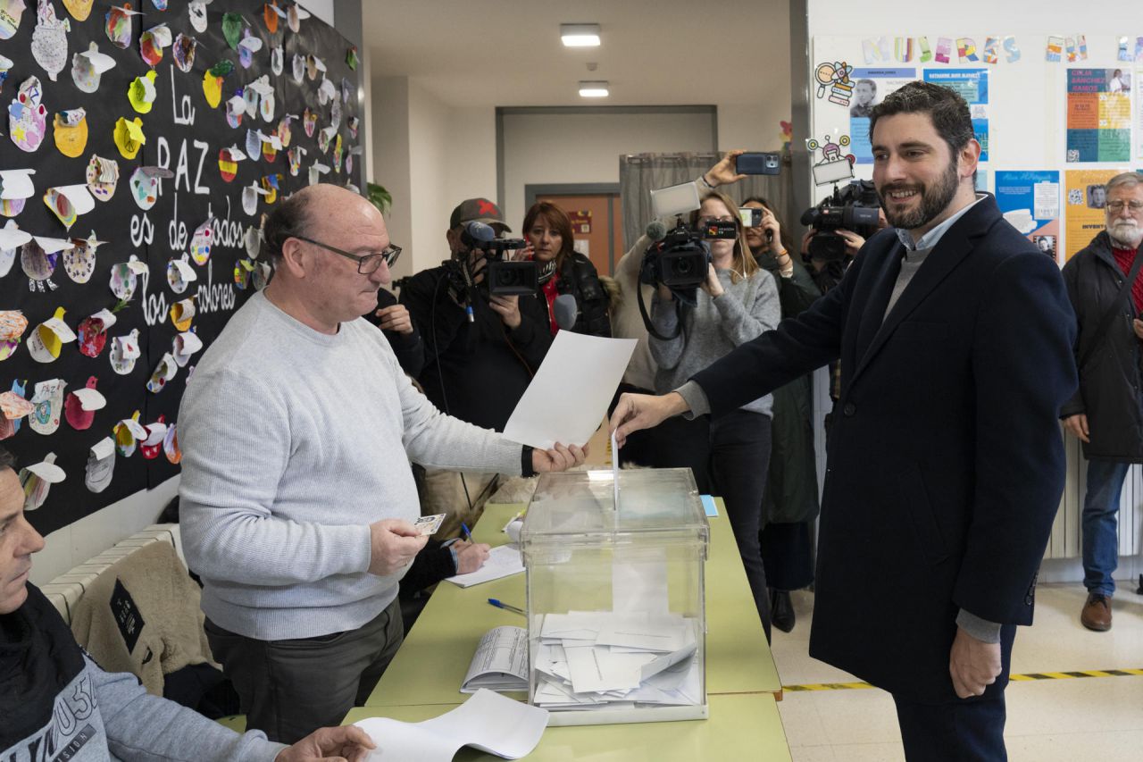 El candidato de Vox, Alejandro Nolasco.