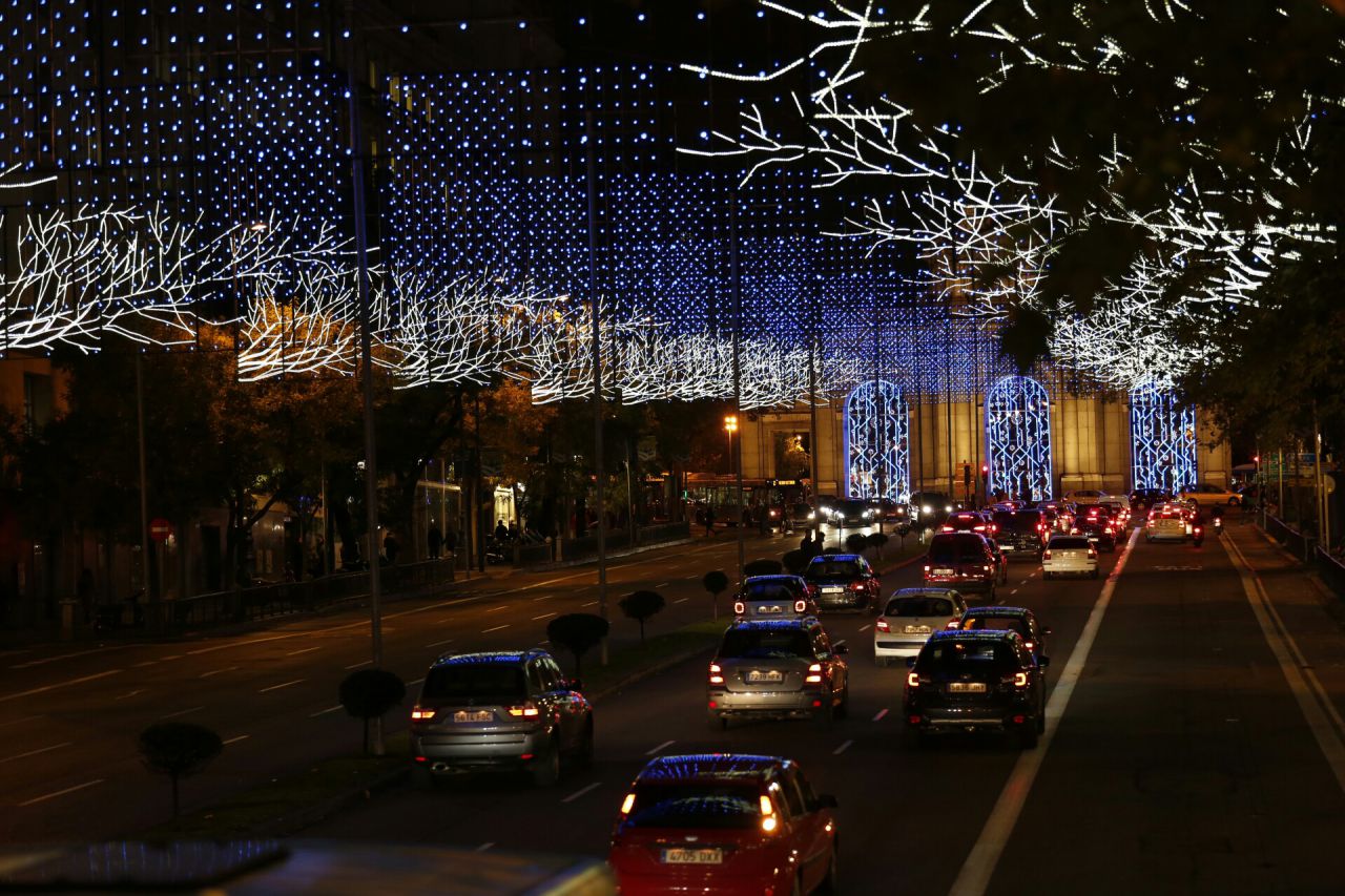 Alumbrado navideño en Madrid