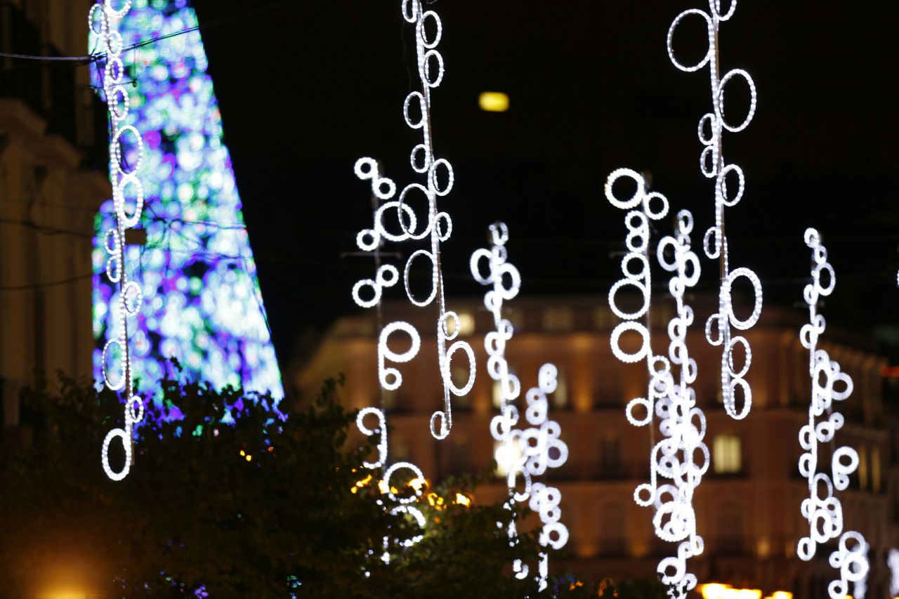 Alumbrado navideño en Madrid