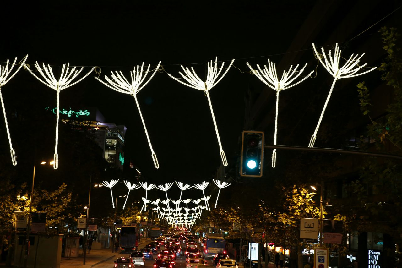 Alumbrado navideño en Madrid