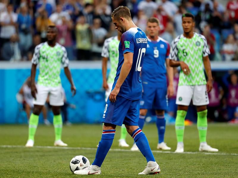 Sigurdsson reflejó el peso que la presión ejerció sobre los europeos al fallar un penalti