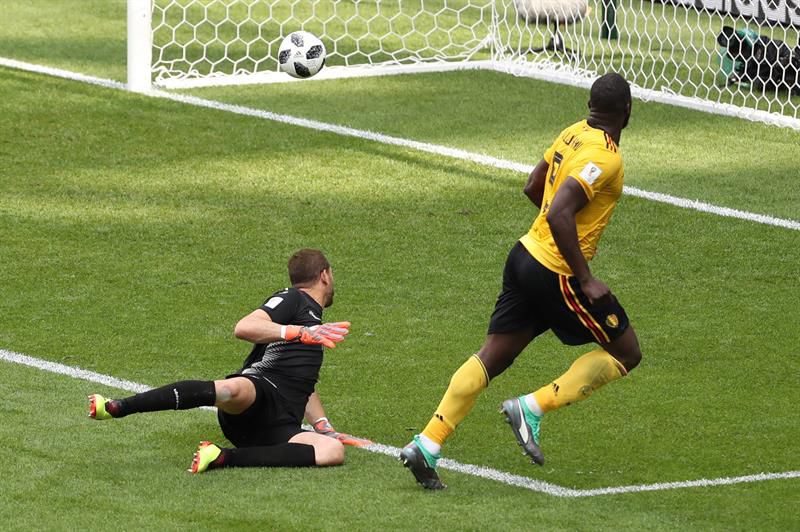 Lukaku se colocó en la cima del pihichi tras su sensacional actuación ante Túnez