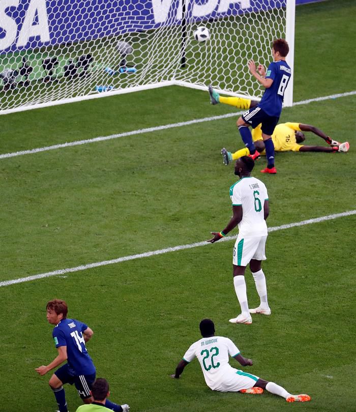 Inui lució en el empate que permite a los nipones soñar con el primer puesto de su grupo