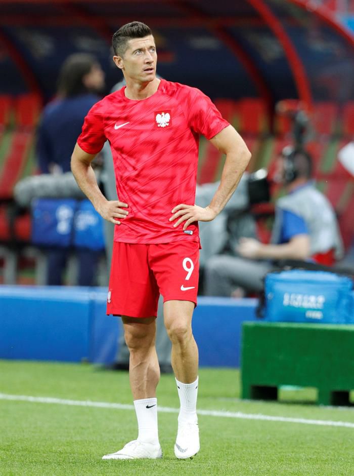 Robert Lewandowski se fue de vacío. Una vez más. 