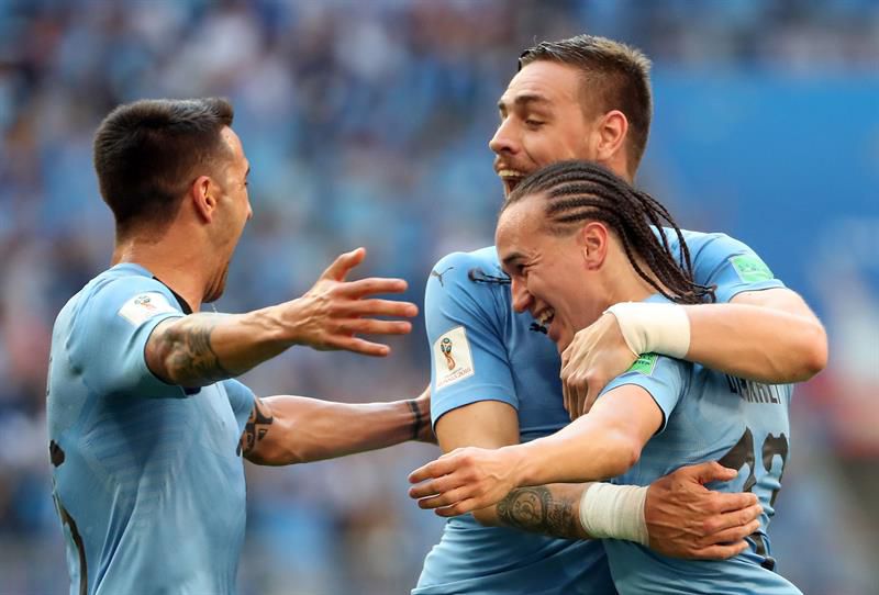 Los suplentes de Uruguay dieron la talla en la victoria ante Rusia