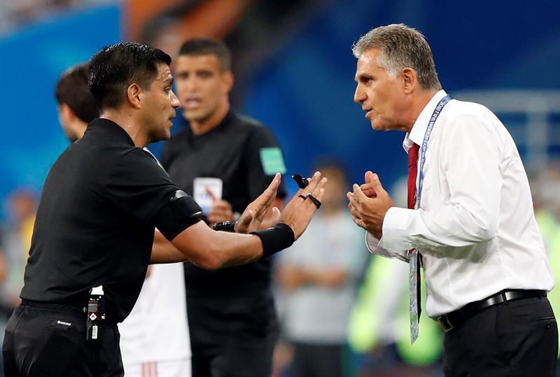 Finalmente, la selección entrenada por Queiroz empató a los portugueses y pudo eliminarles en la última jugada