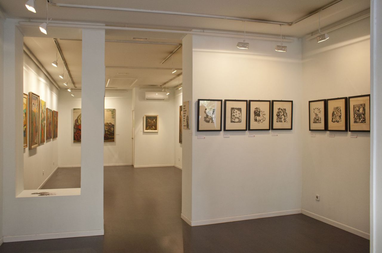 Obras de Francisco Mateos expuestas en la Galería Orfila